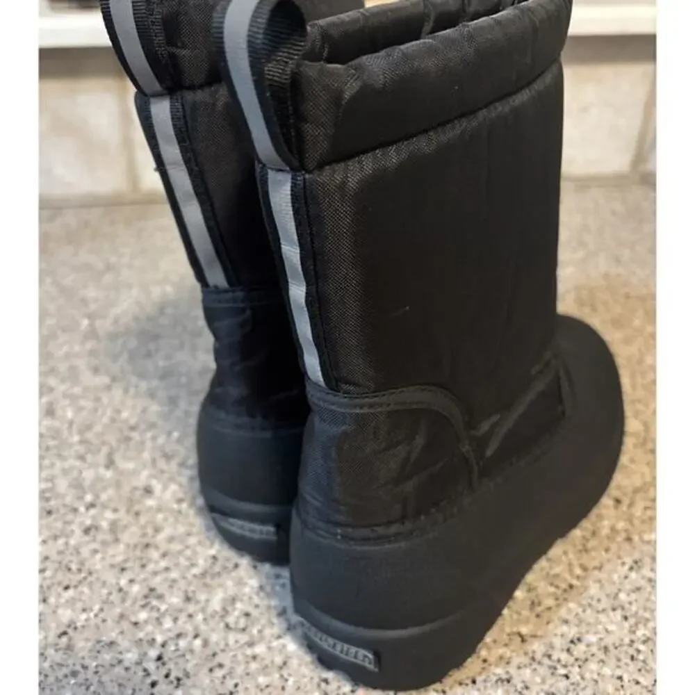 Northside Winter Boots Frosty‎ Polar Reflective Black Youth Sz: 3